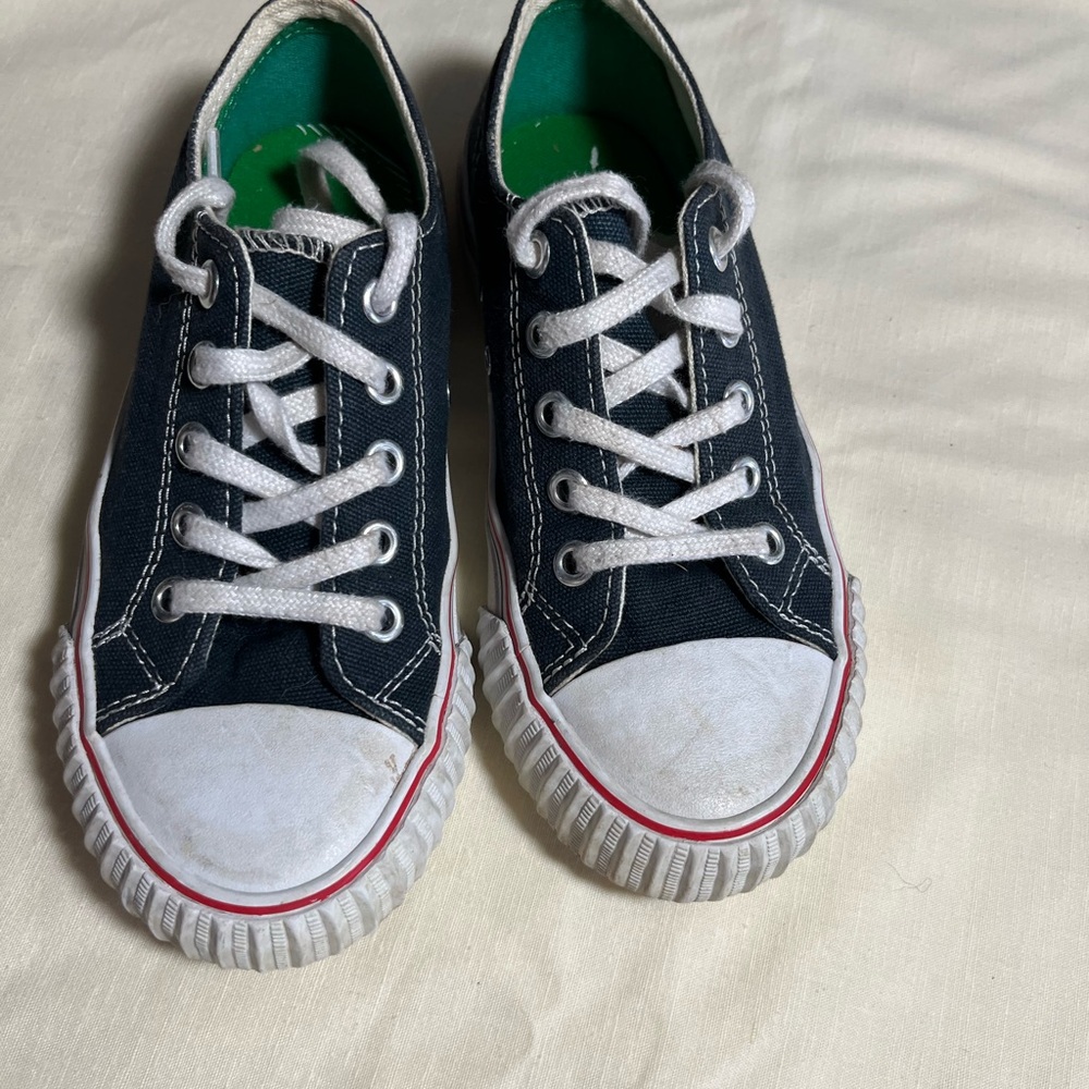 P.F. Flyers Black and White Kids Sneakers